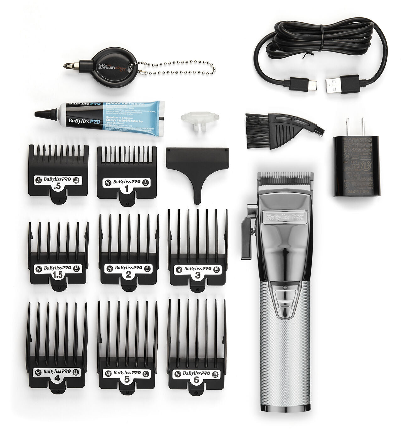 Babyliss SilverFX+ All-Metal Lithium Clipper