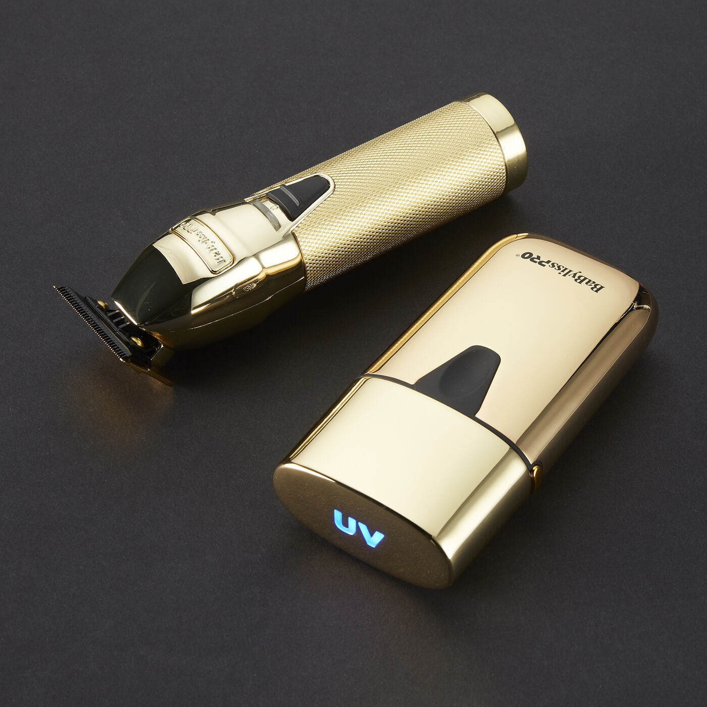 Babyliss Limited Edition GoldFX Trimmer and UVfoil Single-Foil Shaver Combo