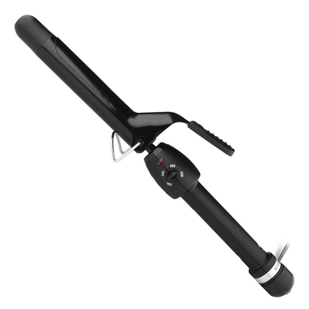Stylecraft Black Gold Curling Iron- Professional Ceramic Barrel 1 Inch