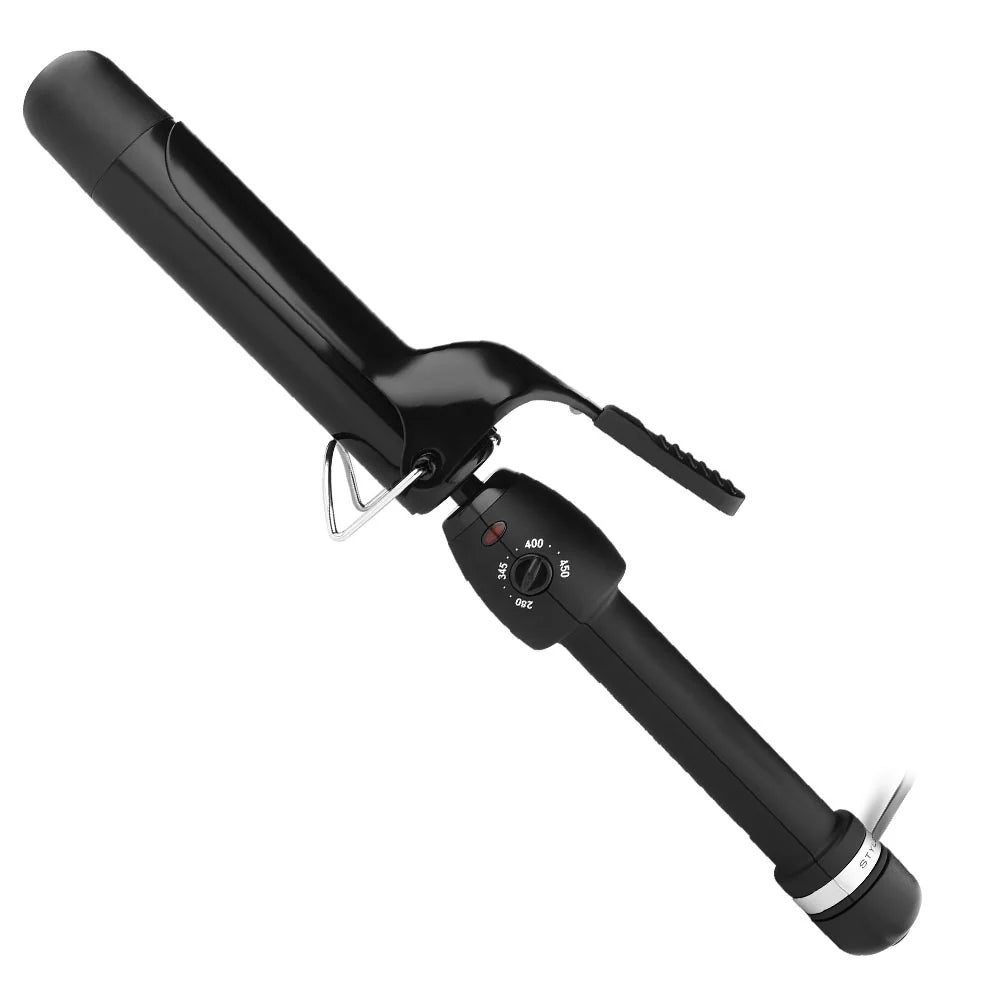 Stylecraft Black Gold Curling Iron- Professional Ceramic Barrel 1.5" Inch